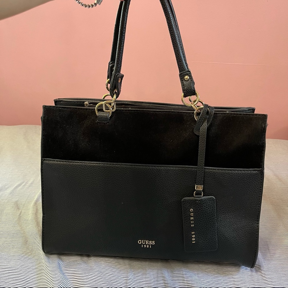 45. GUESS Black Tote Purse